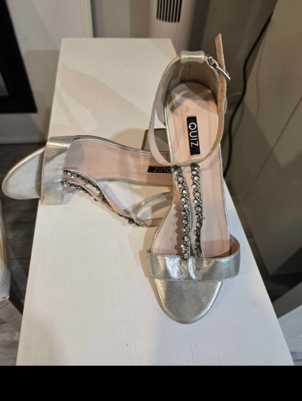 Strappy Sliver Shoes